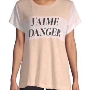 Wildfox j’aime danger t shirt